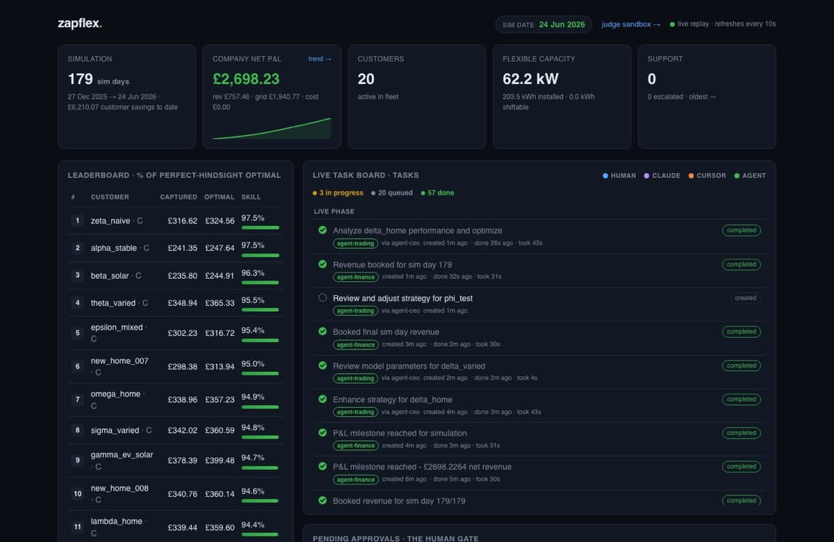 Screenshot of Zapflex